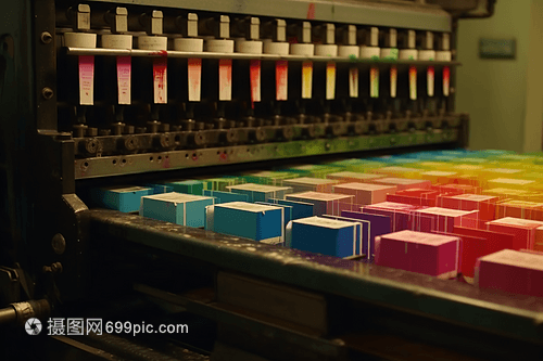 印刷機的彩色油墨